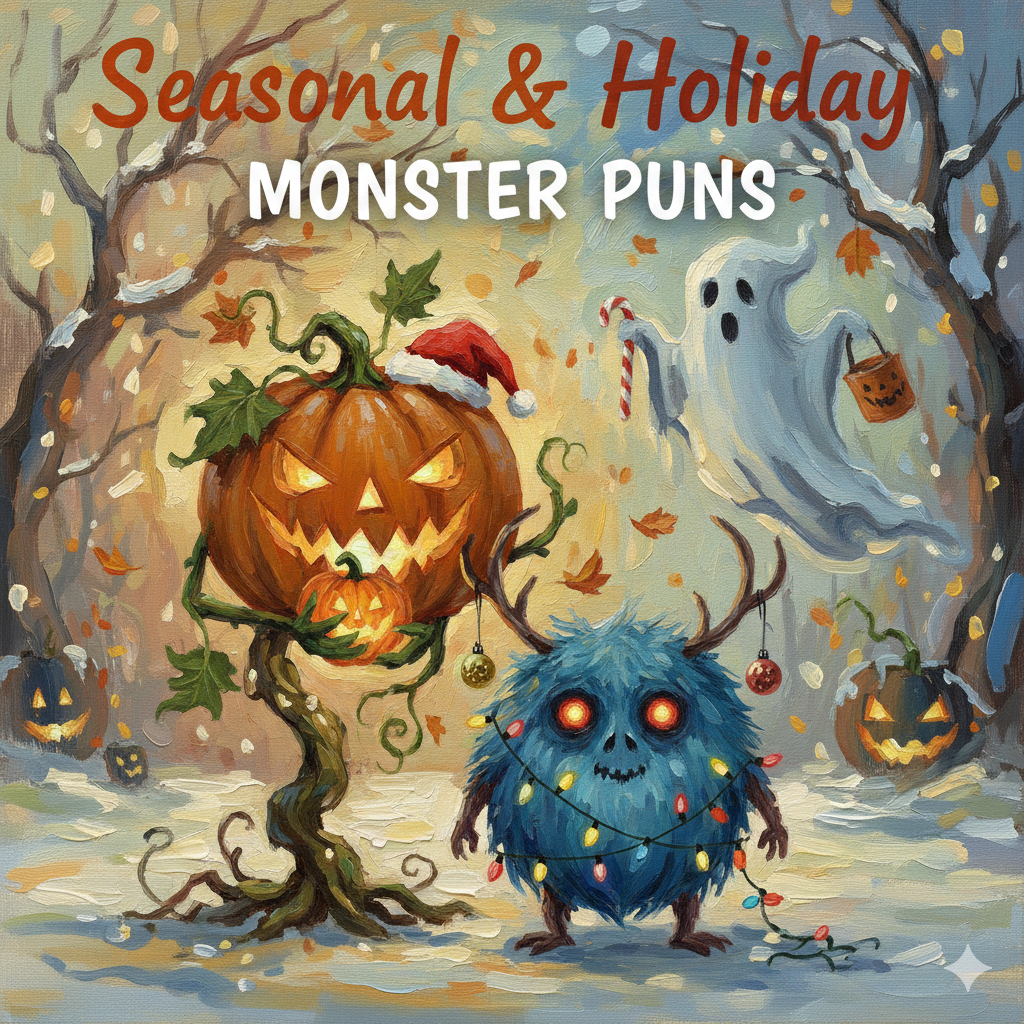 Seasonal & Holiday Monster Puns