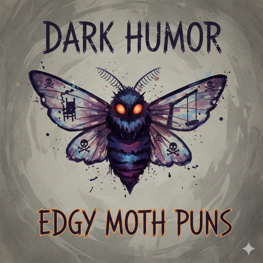 Dark Humor & Edgy Moth Puns