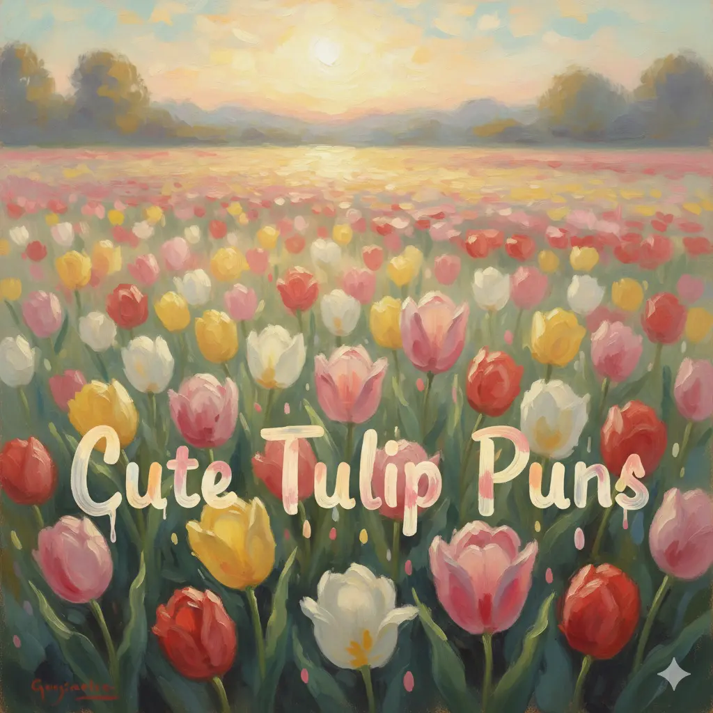 Cute Tulip Puns