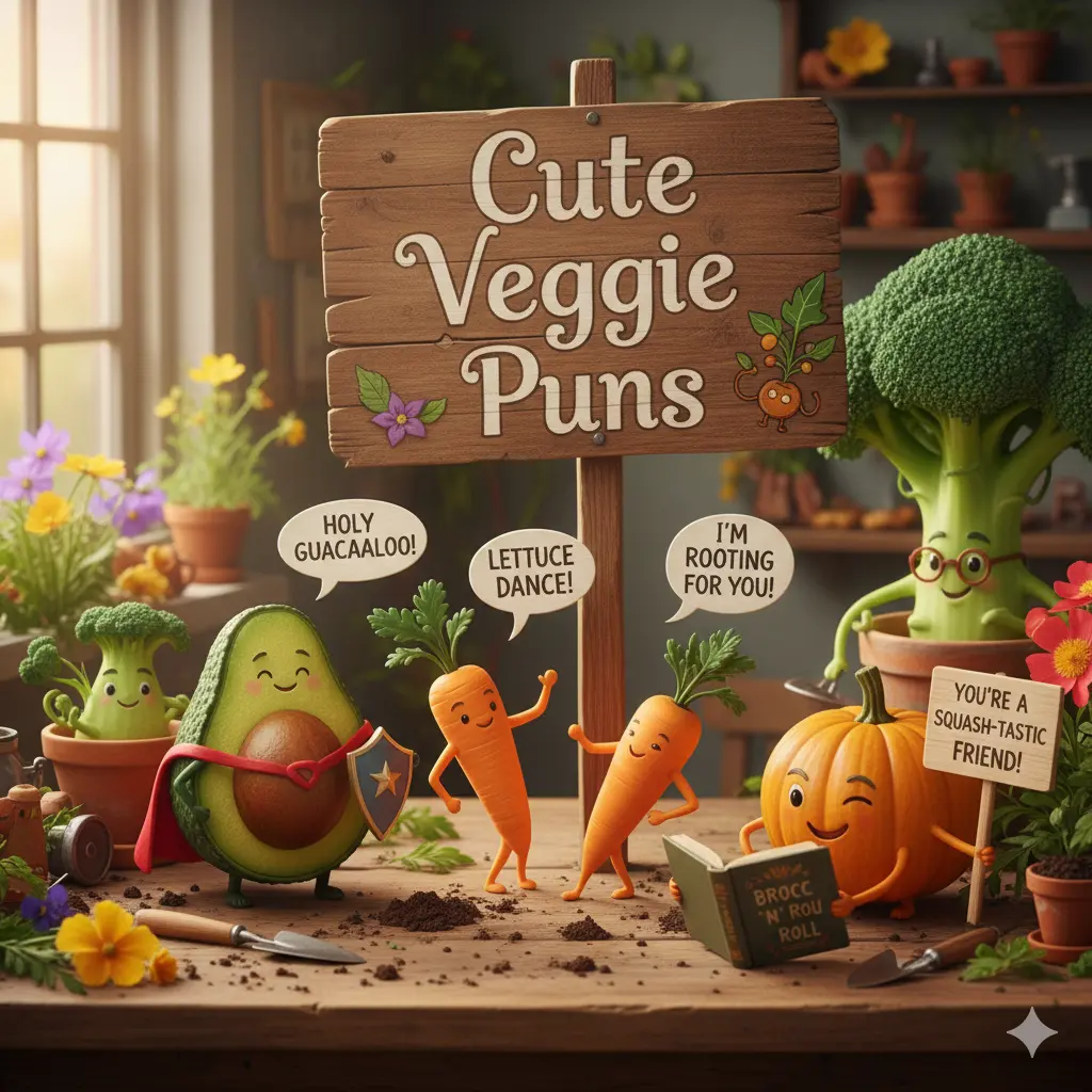 Cute Veggie Puns