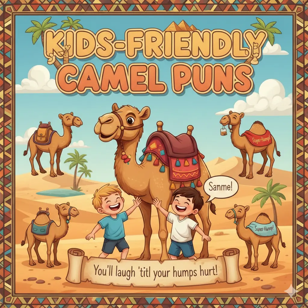 Kids-Friendly Camel Puns