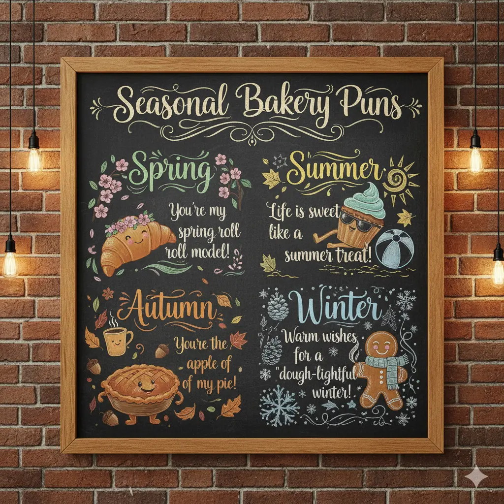 Seasonal Bakery Puns