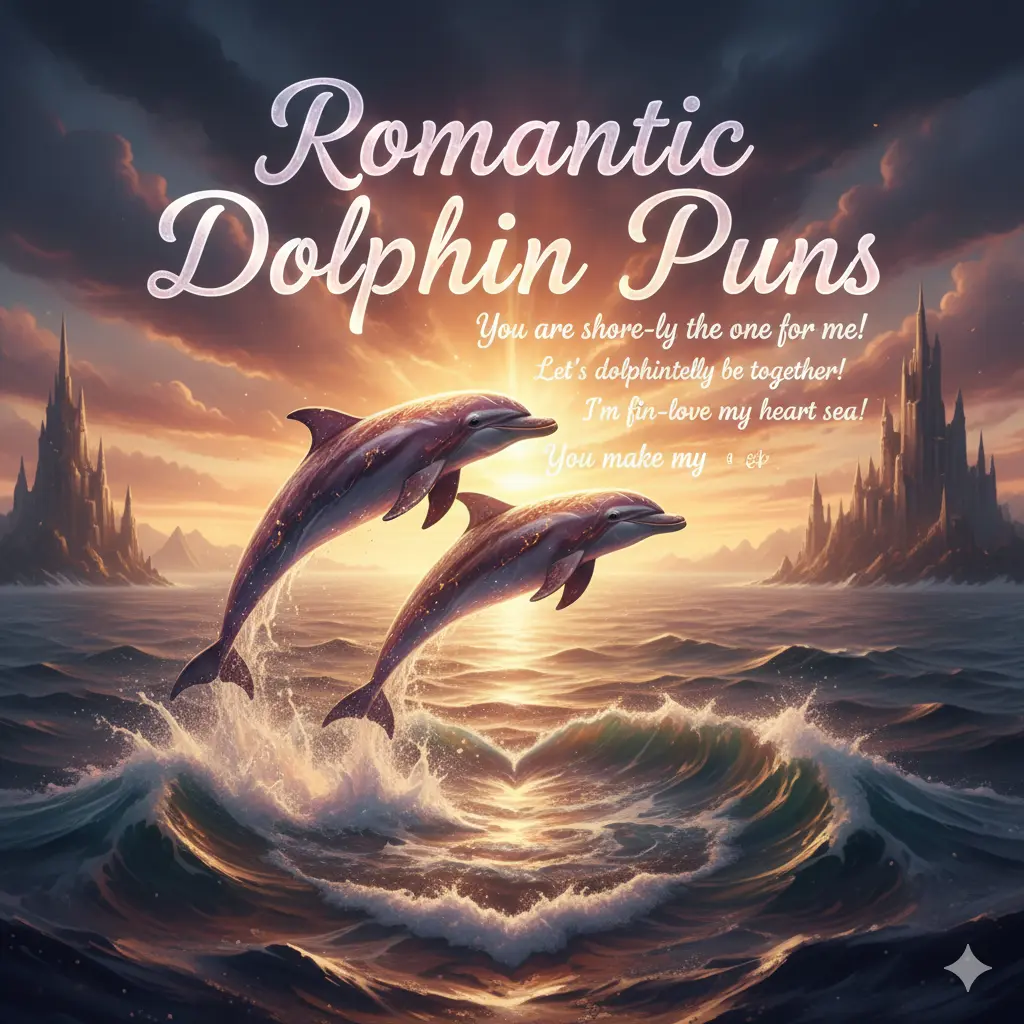 Romantic Dolphin Puns