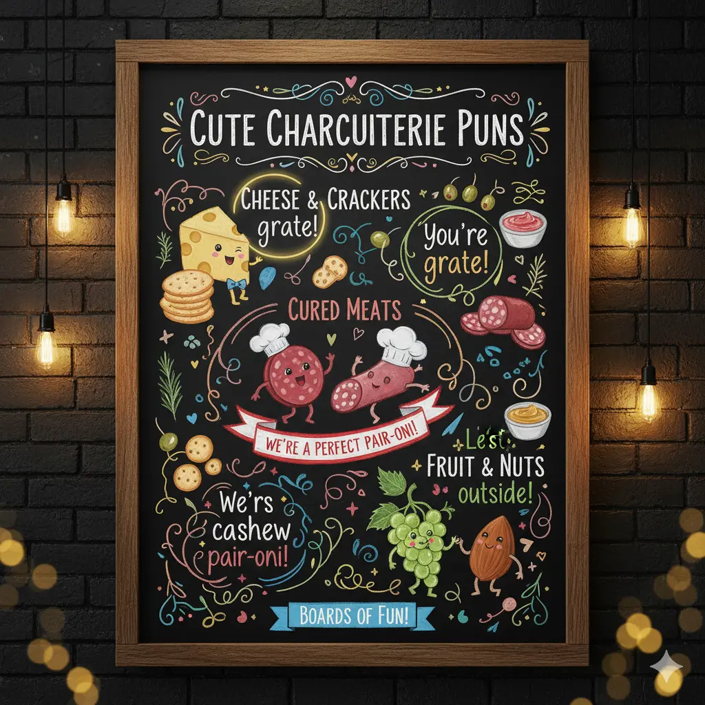 Cute Charcuterie Puns