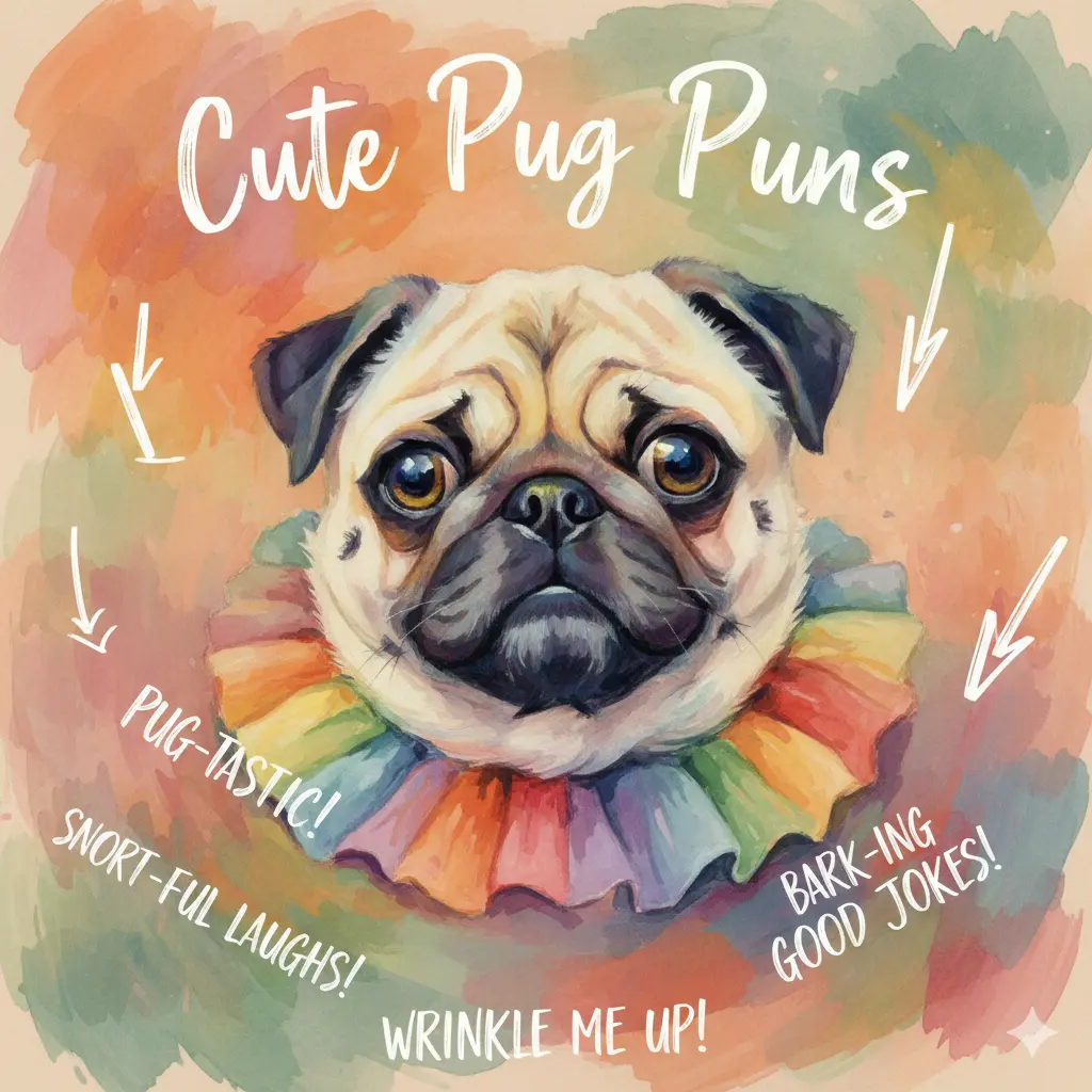 Cute Pug Puns