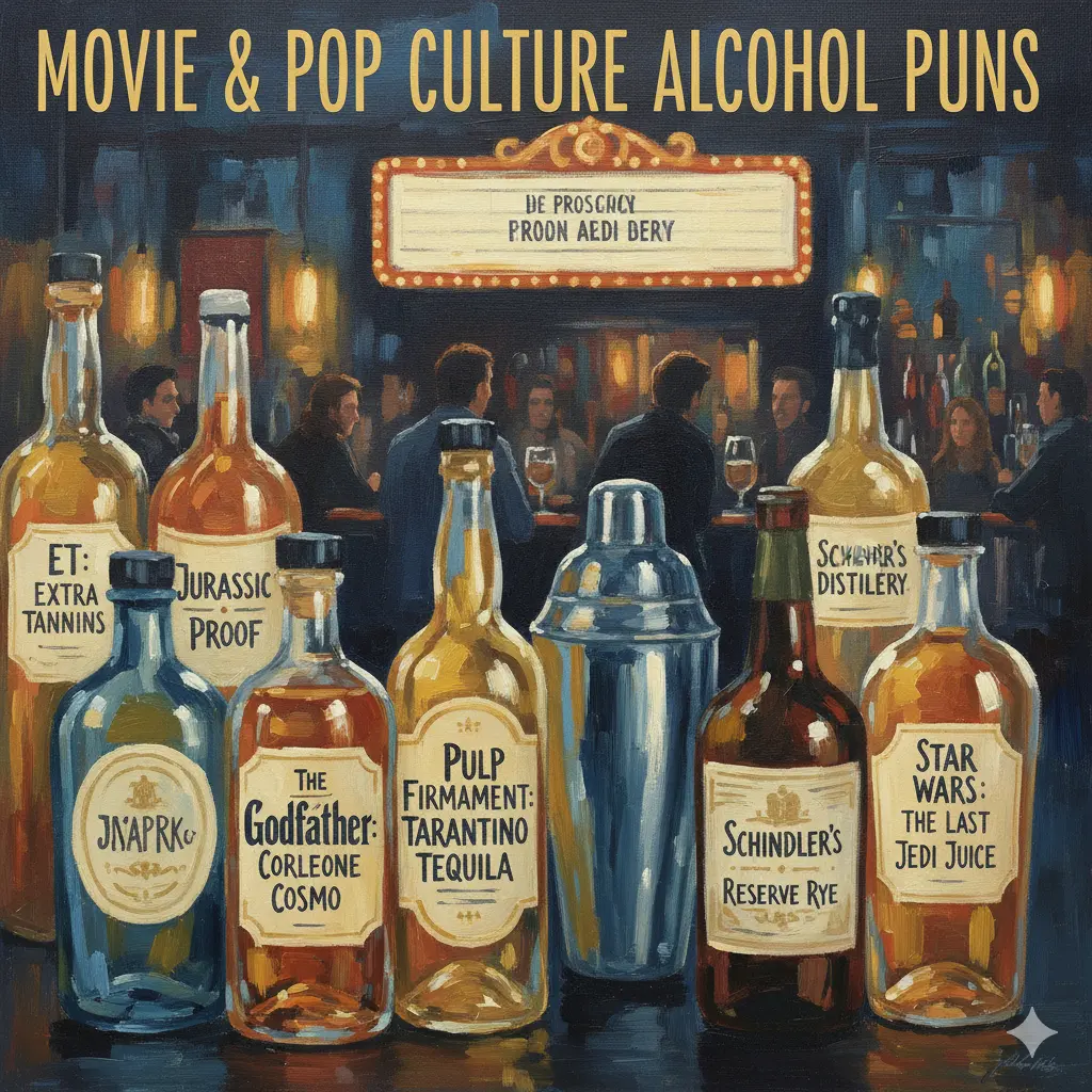 Movie & Pop Culture Alcohol Puns