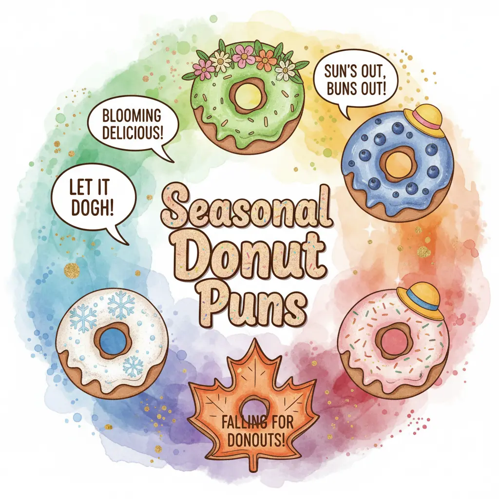 Seasonal Donut Puns