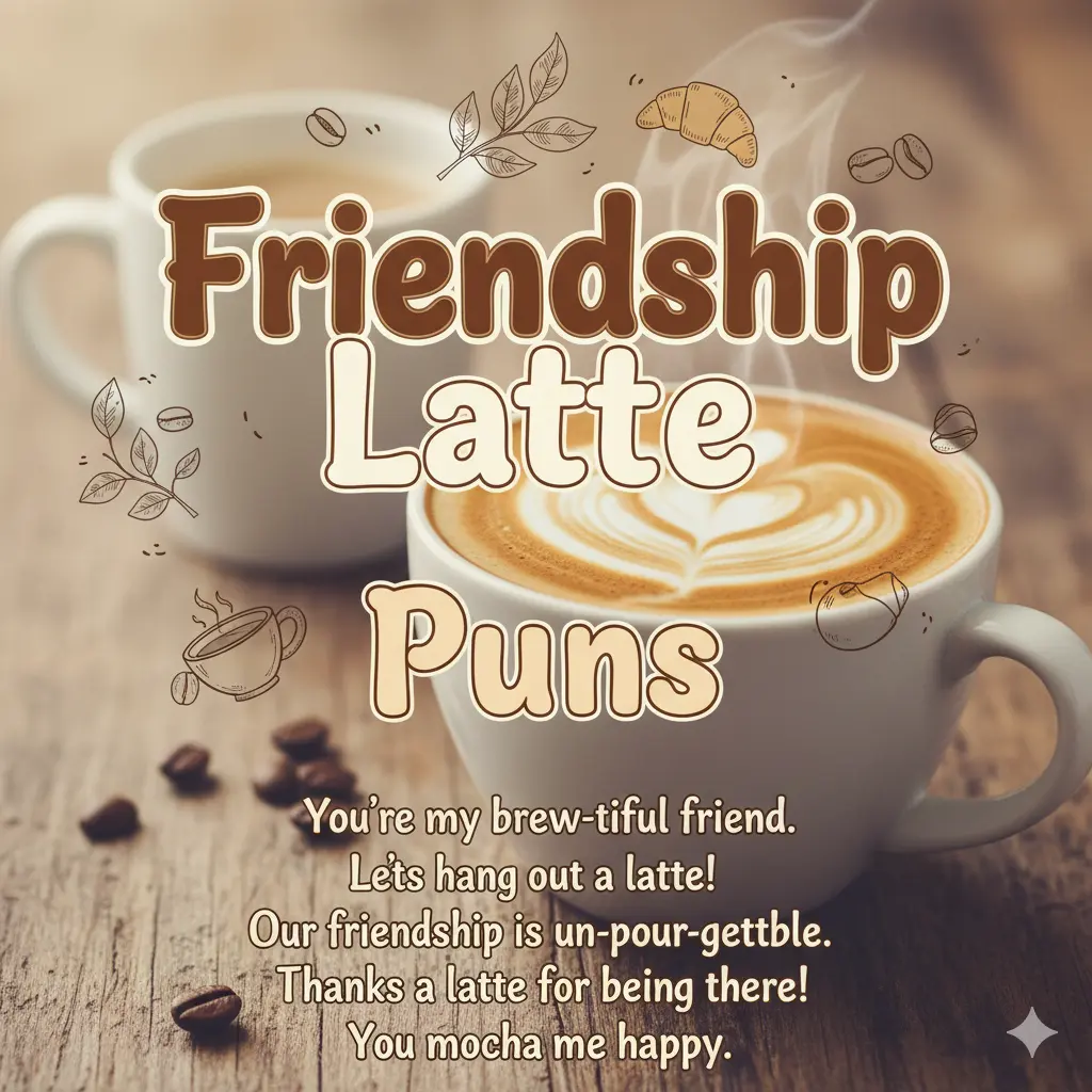Friendship Latte Puns
