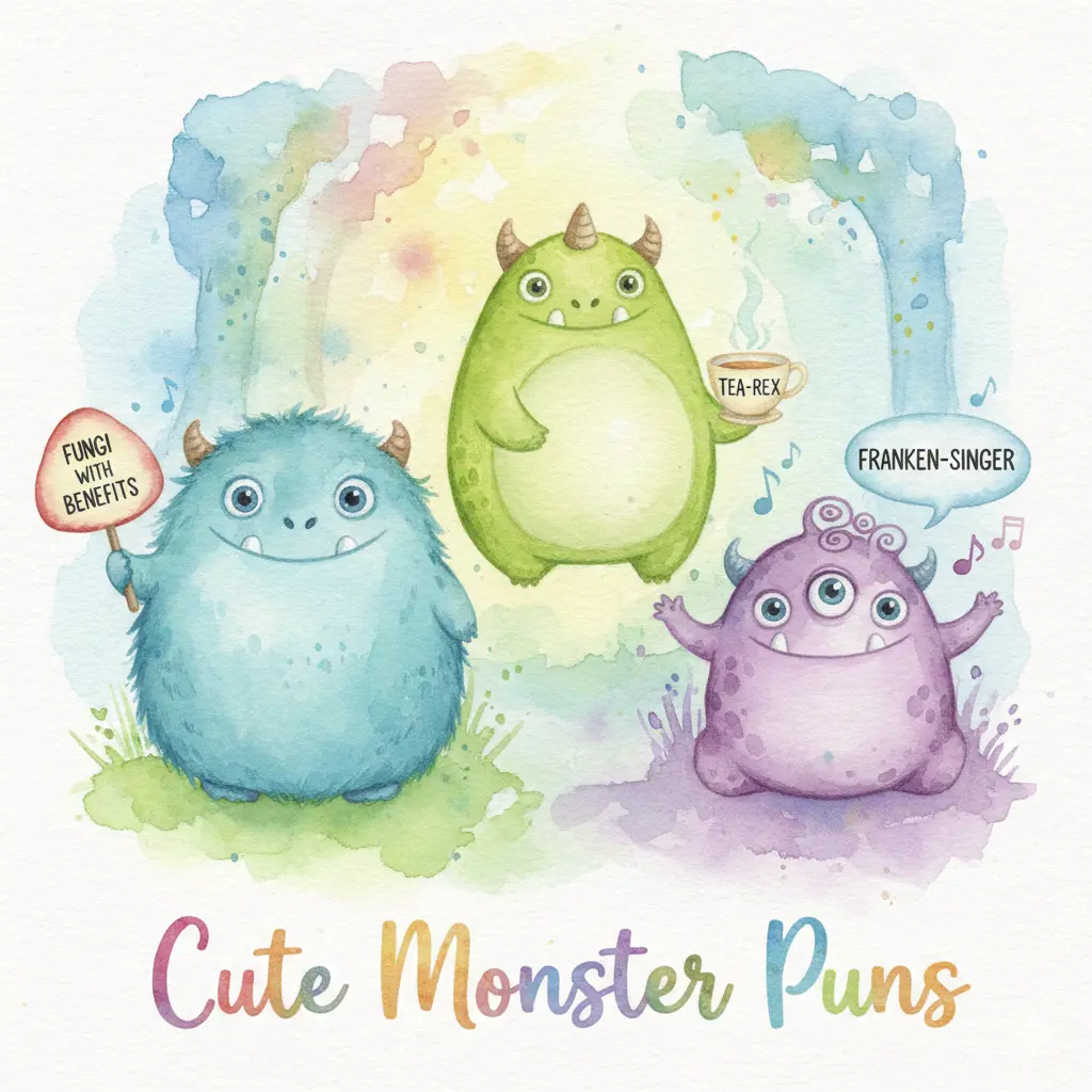 Cute Monster Puns