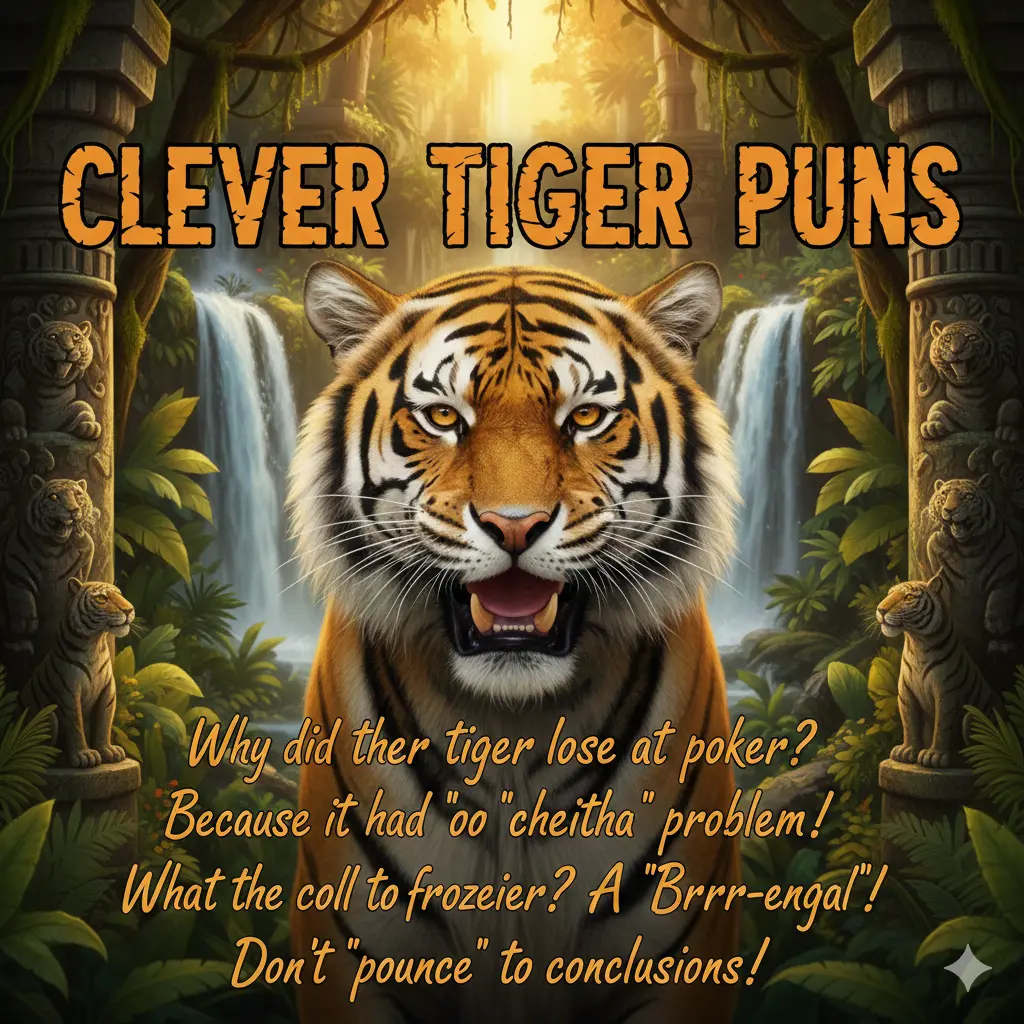 Clever Tiger Puns