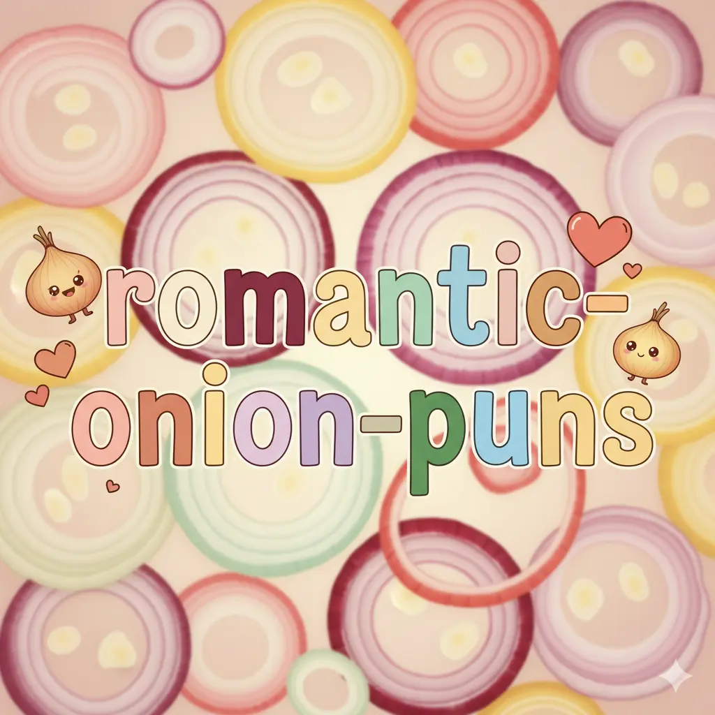 Romantic Onion Puns