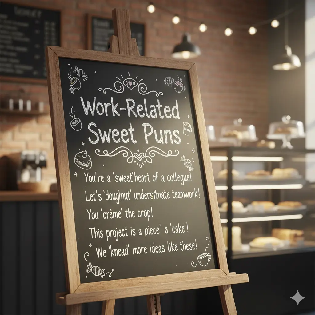 Work-Related Sweet Puns