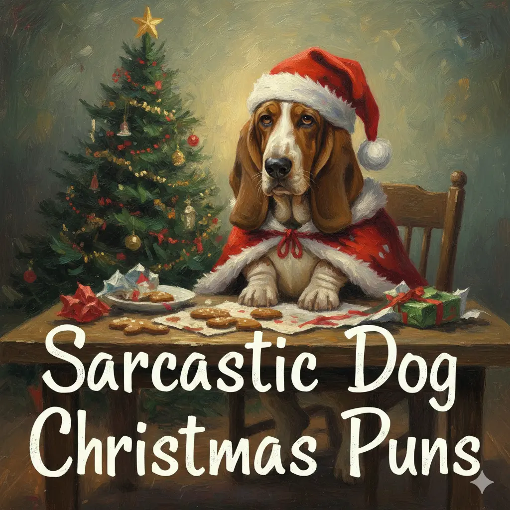 Sarcastic Dog Christmas Puns
