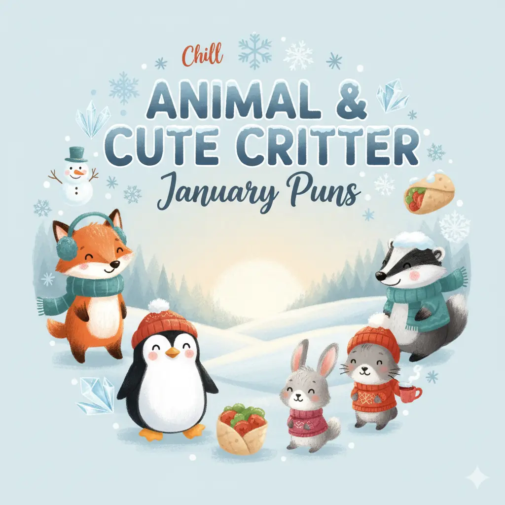 Animal & Cute Critter January Puns