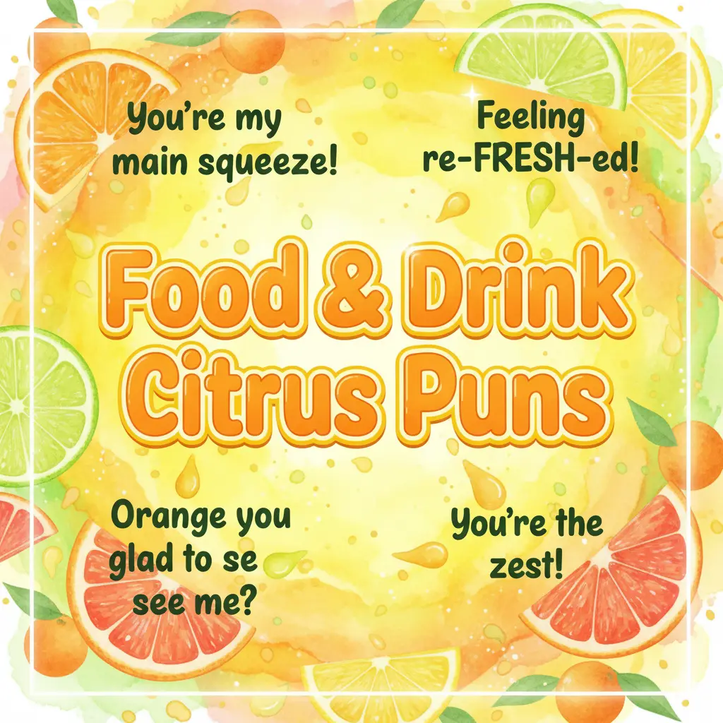 Food & Drink Citrus Puns 