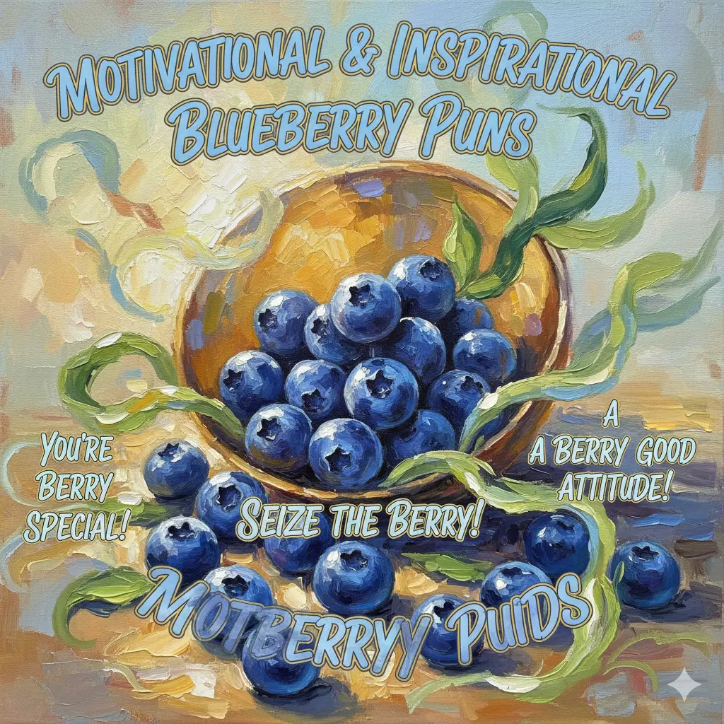 Motivational & Inspirational Blueberry Puns