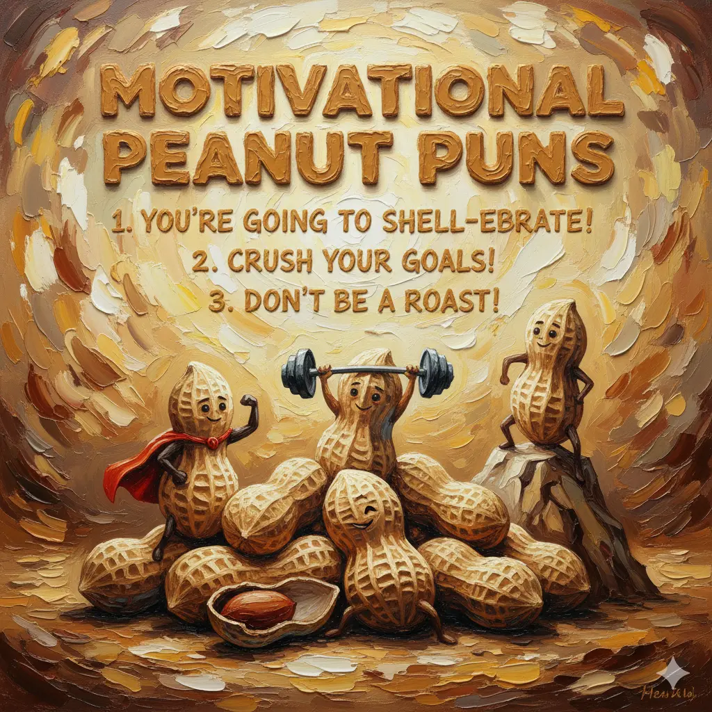 Motivational Peanut Puns
