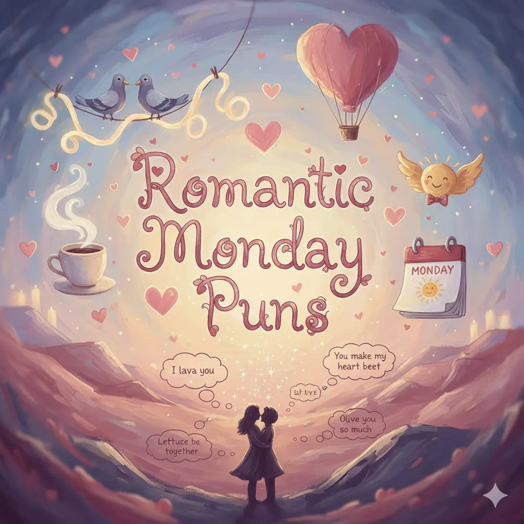 Romantic Monday Puns