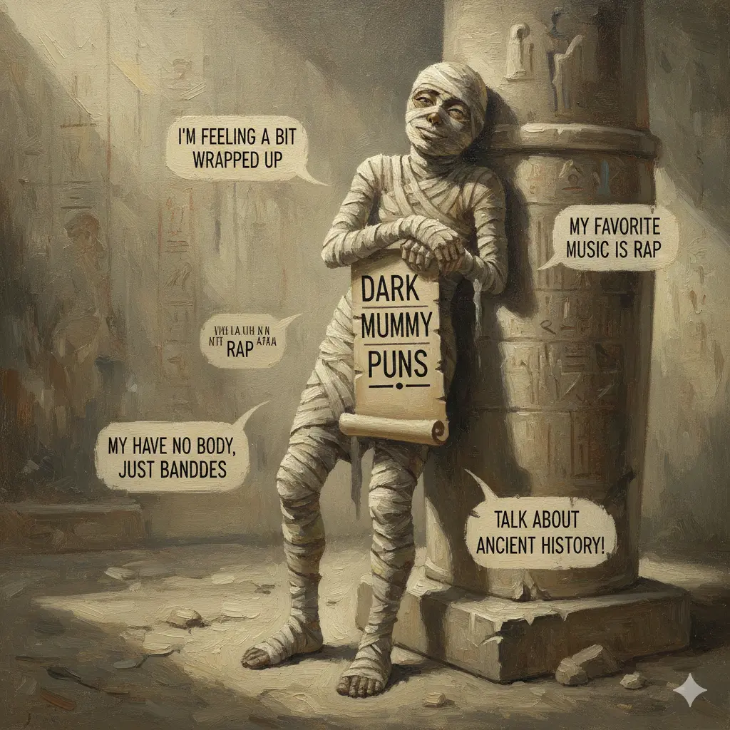 Dark Humor Mummy Puns