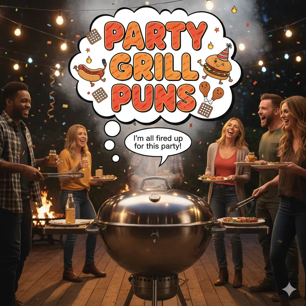  Party Grill Puns 