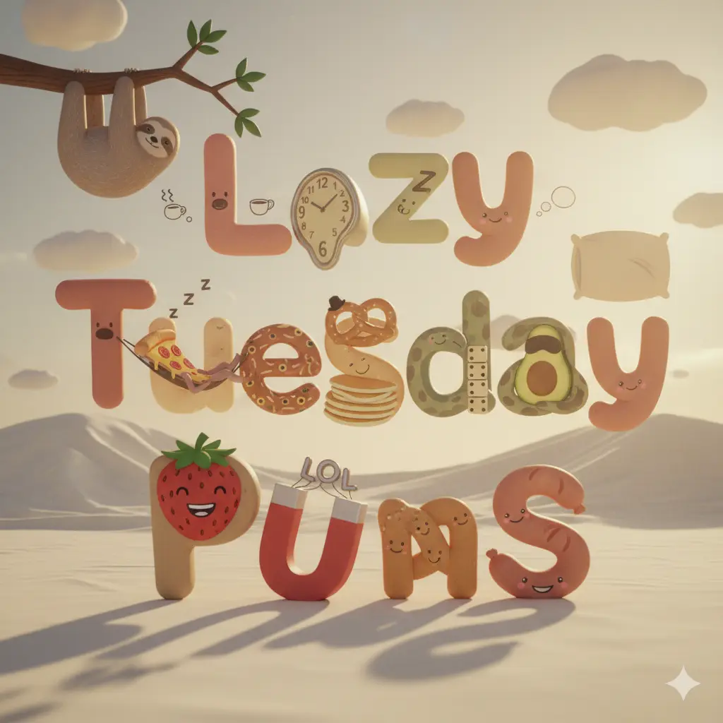 Lazy Tuesday Puns