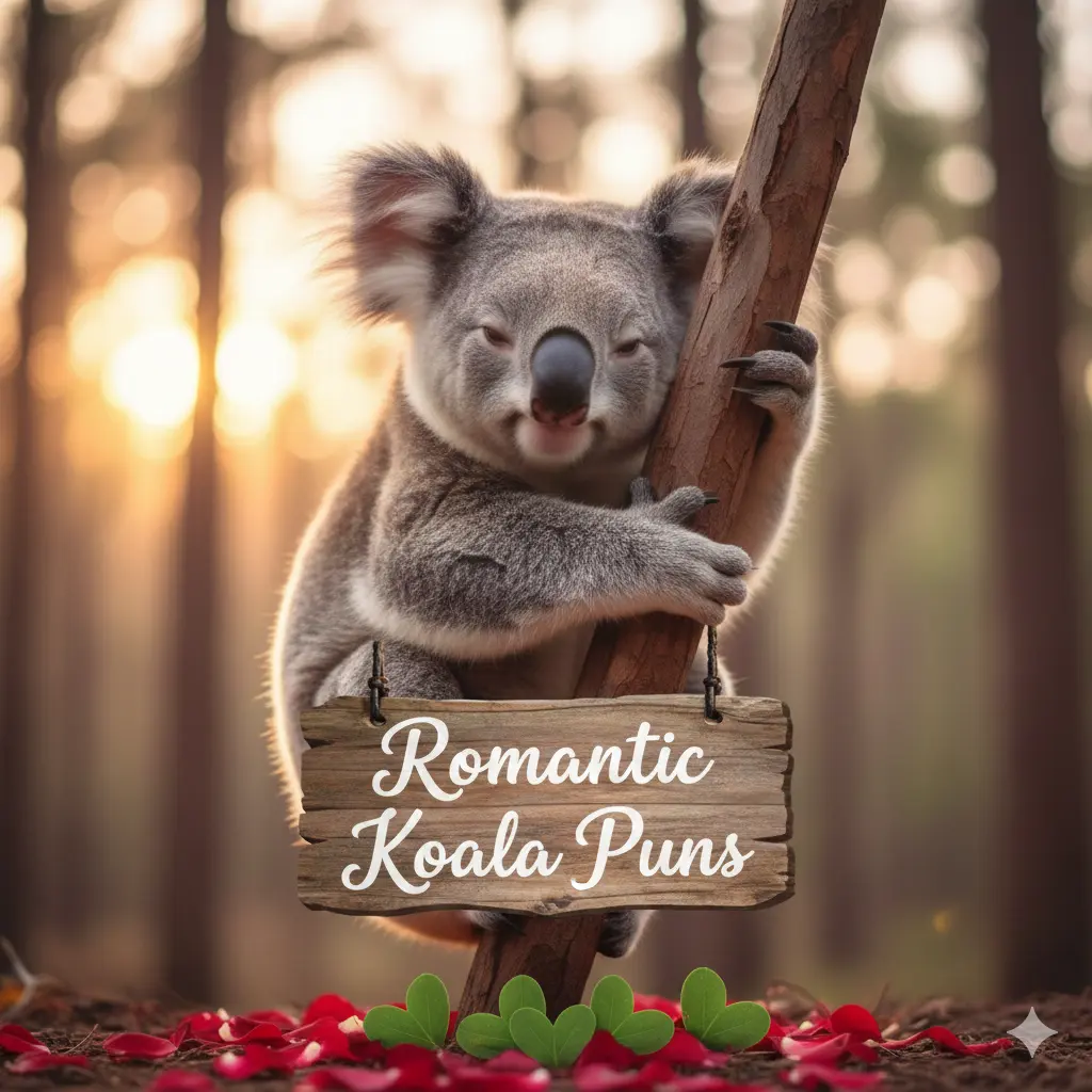 Romantic Koala Puns