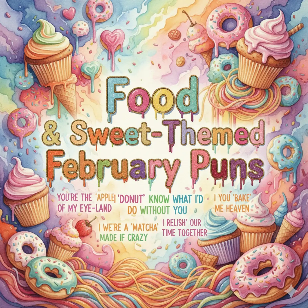 Food & Sweet-Themed February Puns