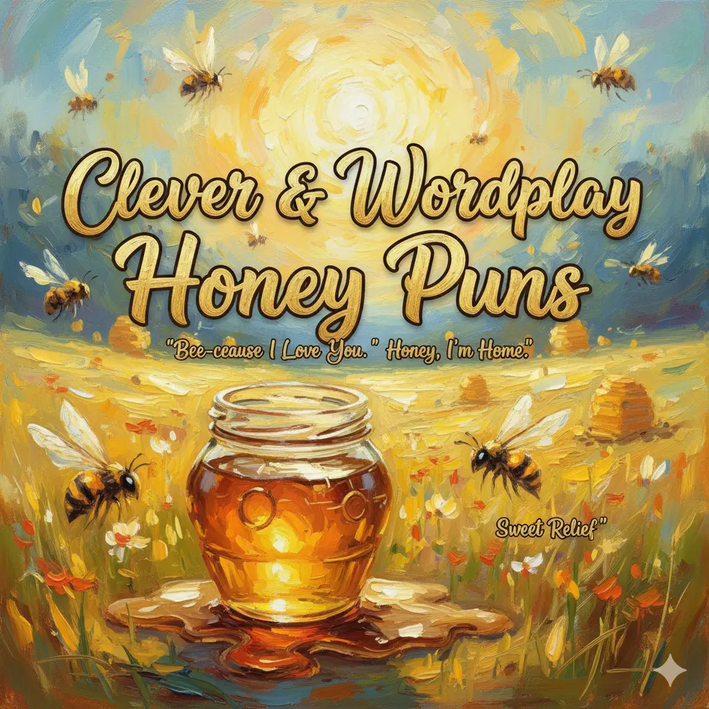  Clever & Wordplay Honey Puns 