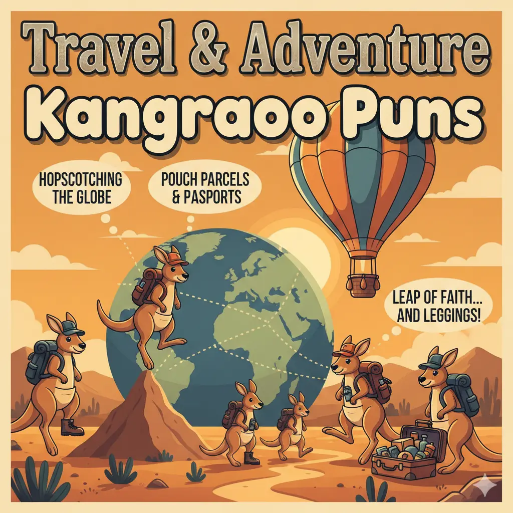 Travel & Adventure Kangaroo Puns