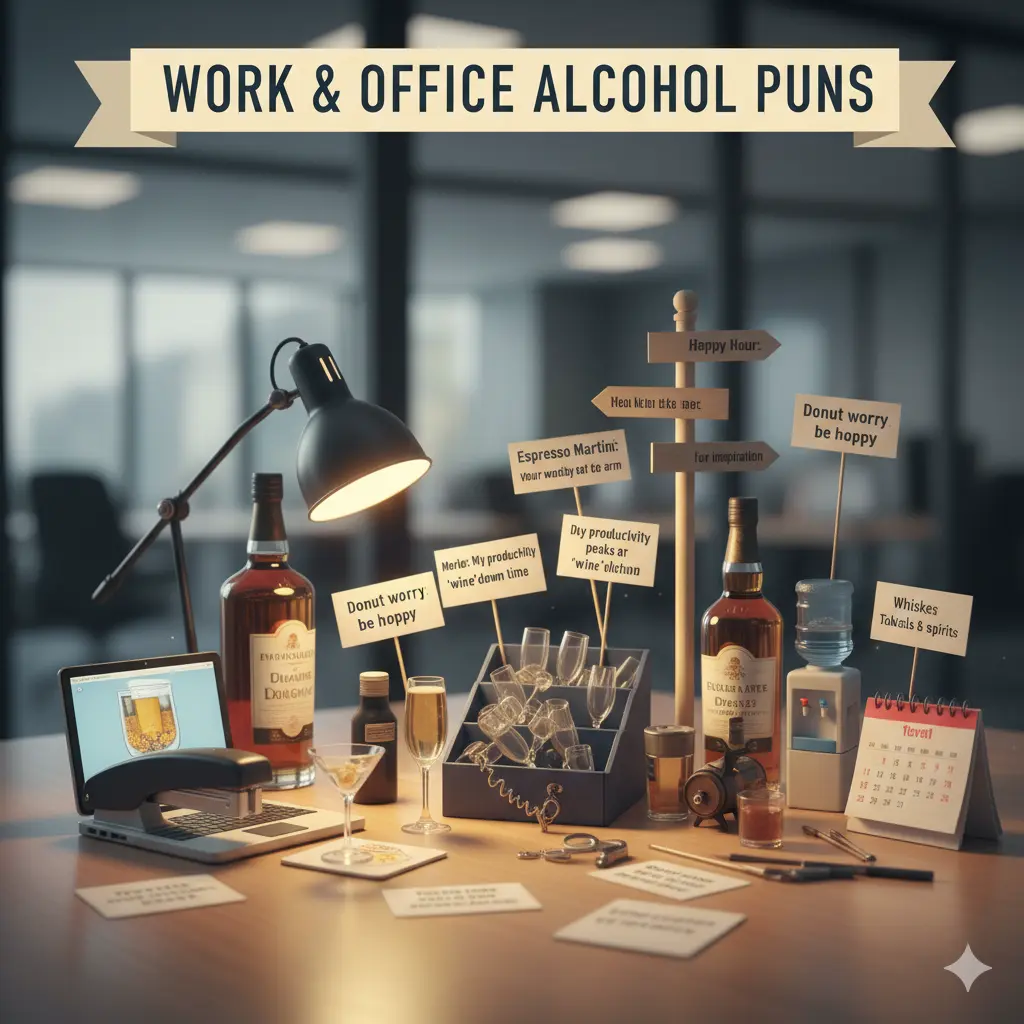 Work & Office Alcohol Puns