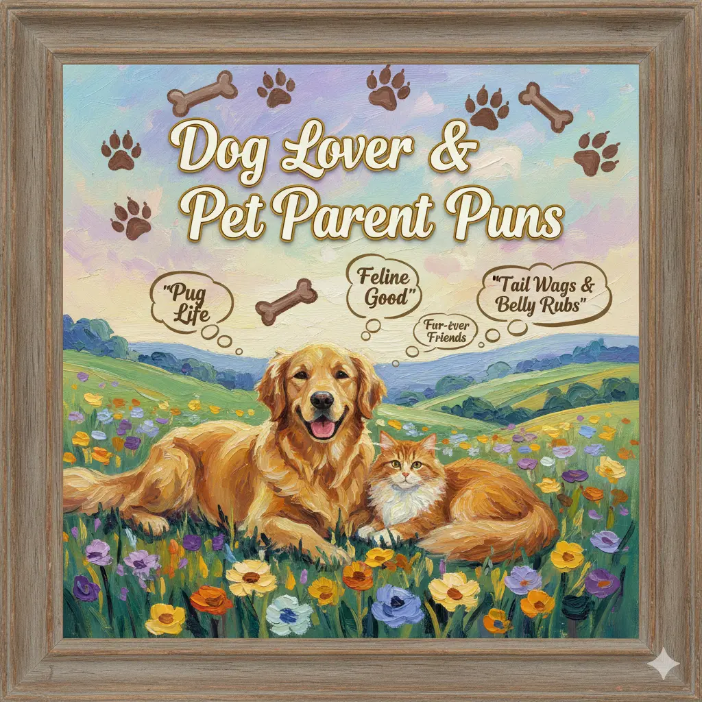Dog Lover & Pet Parent Puns 