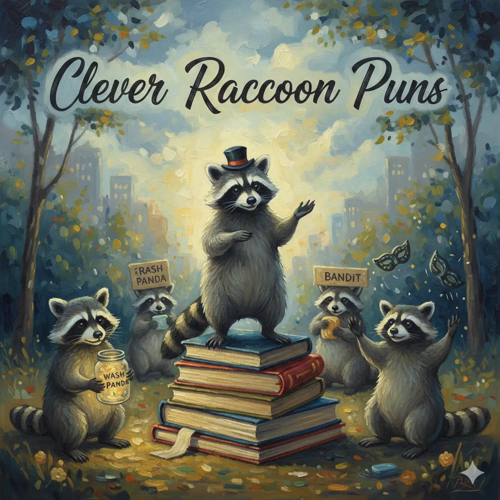 Clever Raccoon Puns