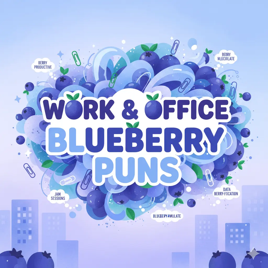 Work & Office Blueberry Puns