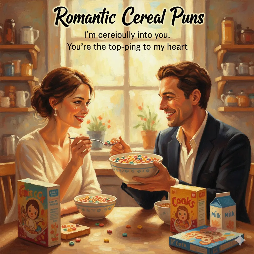 Romantic Cereal Puns