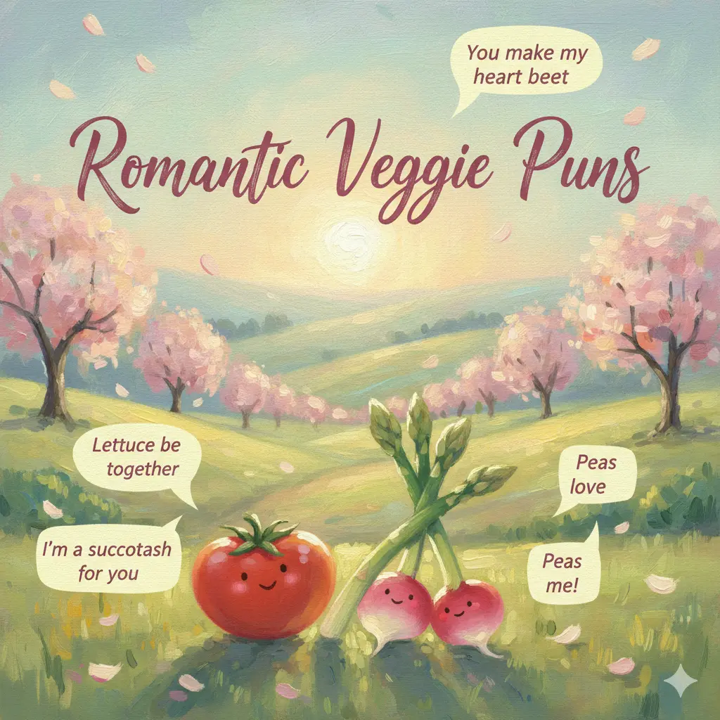 Romantic Veggie Puns
