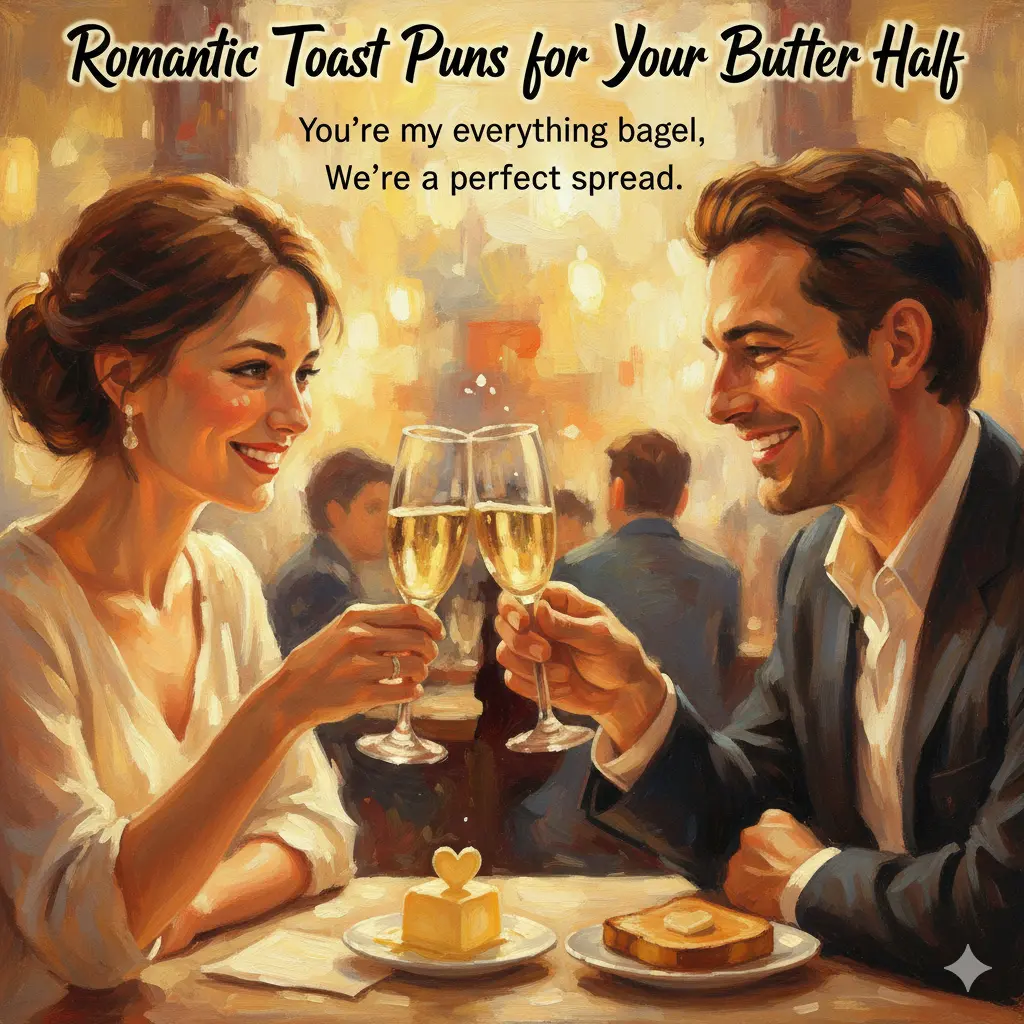 Romantic Toast Puns for Your Butter Half