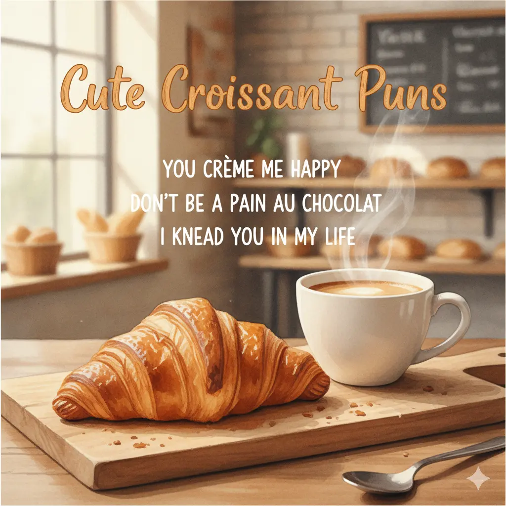 Cute Croissant Puns