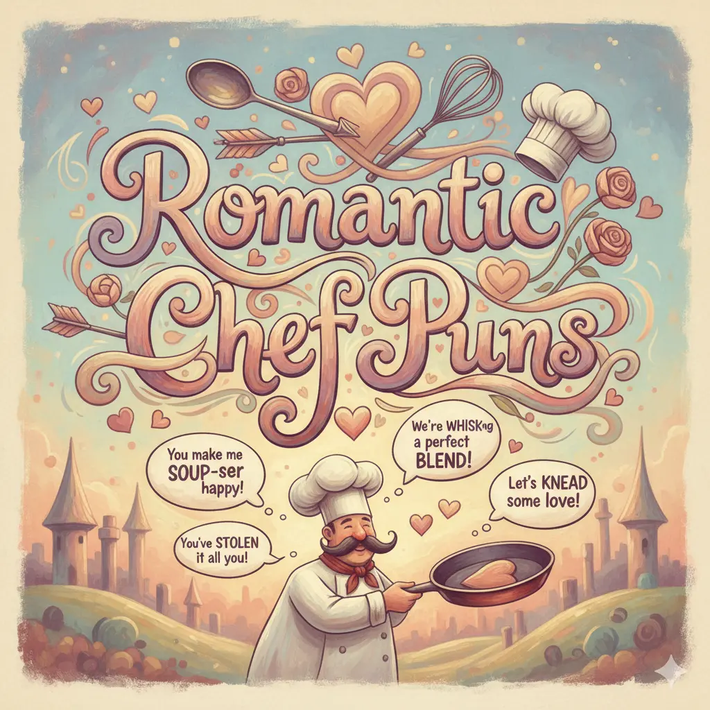 Romantic Chef Puns 