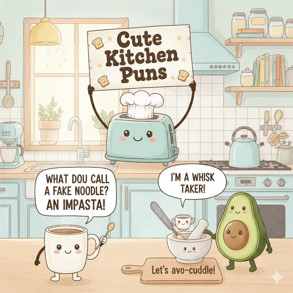 Cute Kitchen Puns