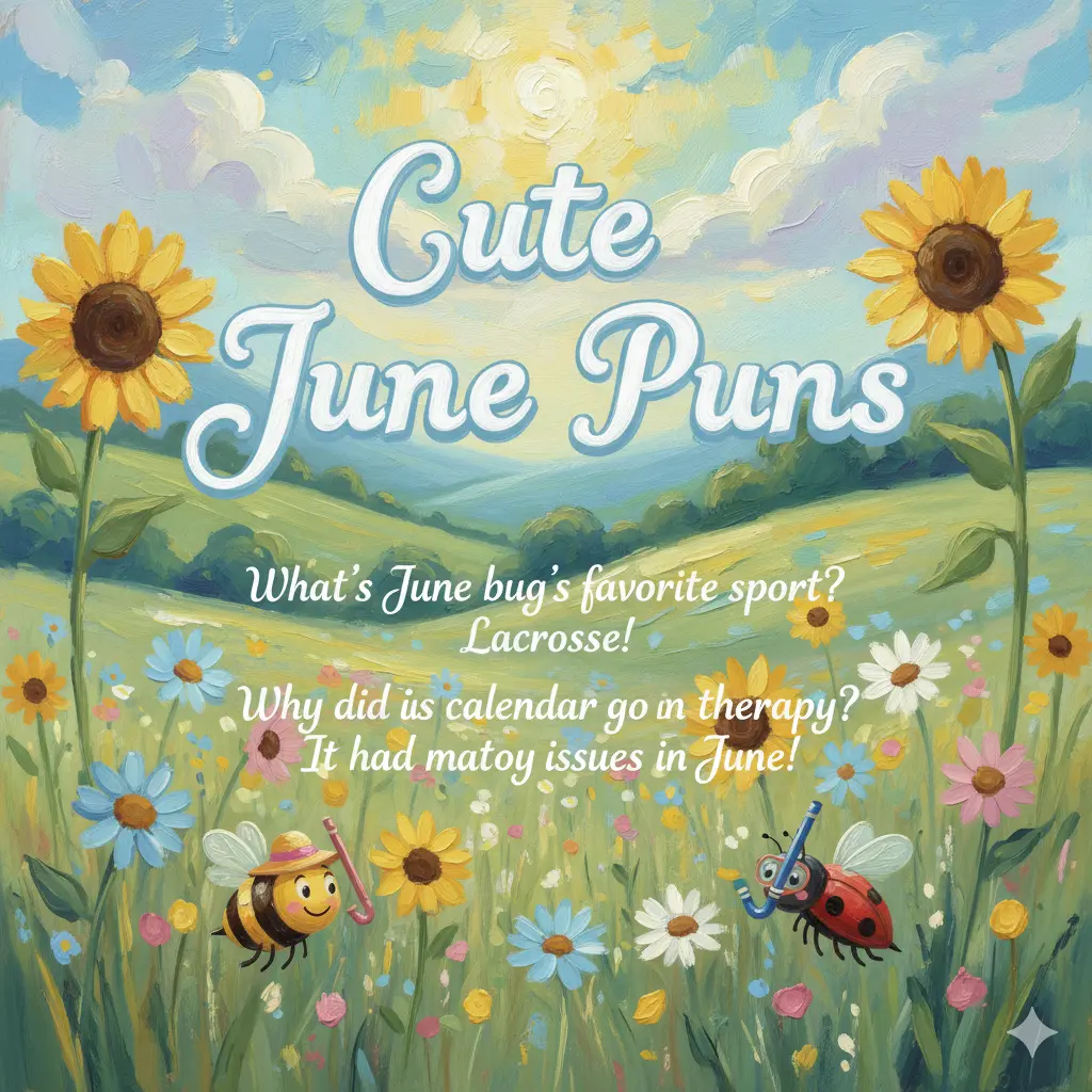  Cute June Puns