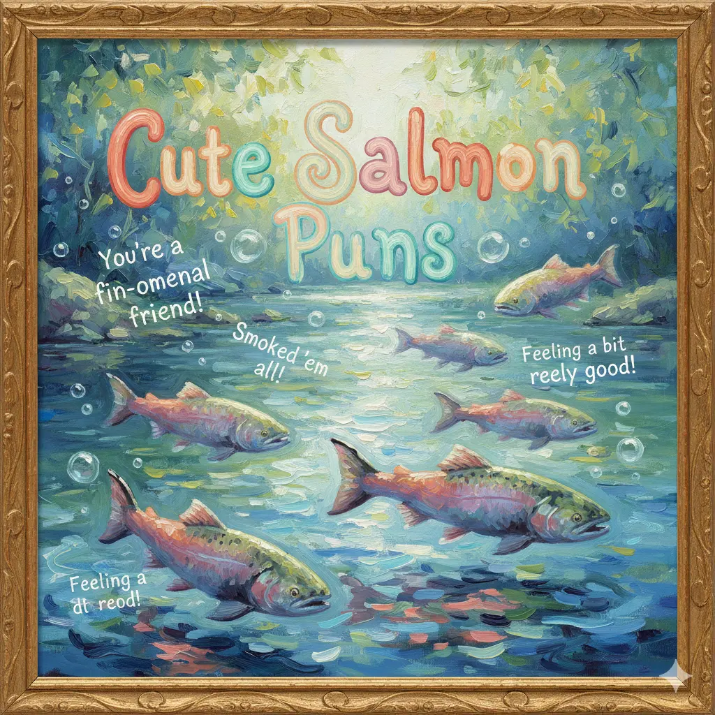 Cute Salmon Puns