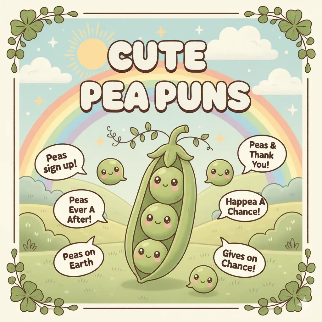 Cute Pea Puns 