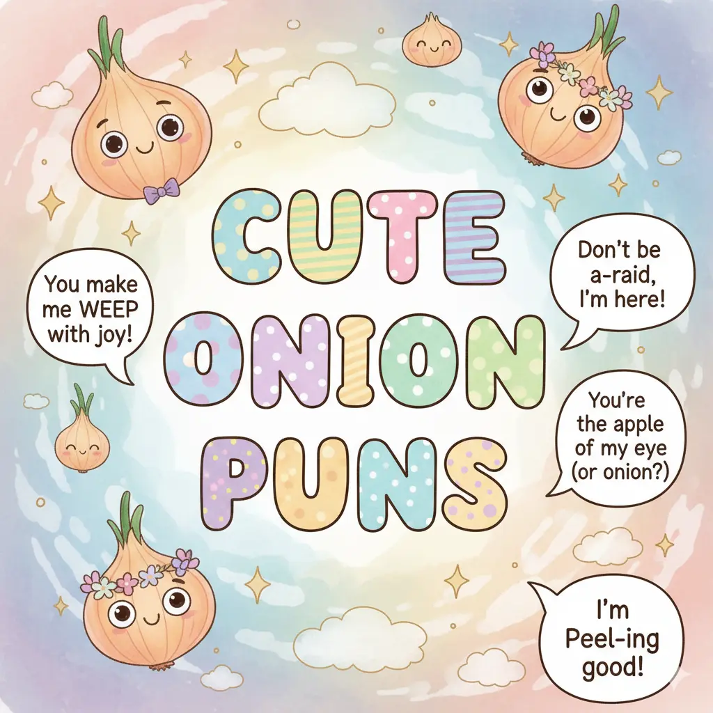 Cute Onion Puns