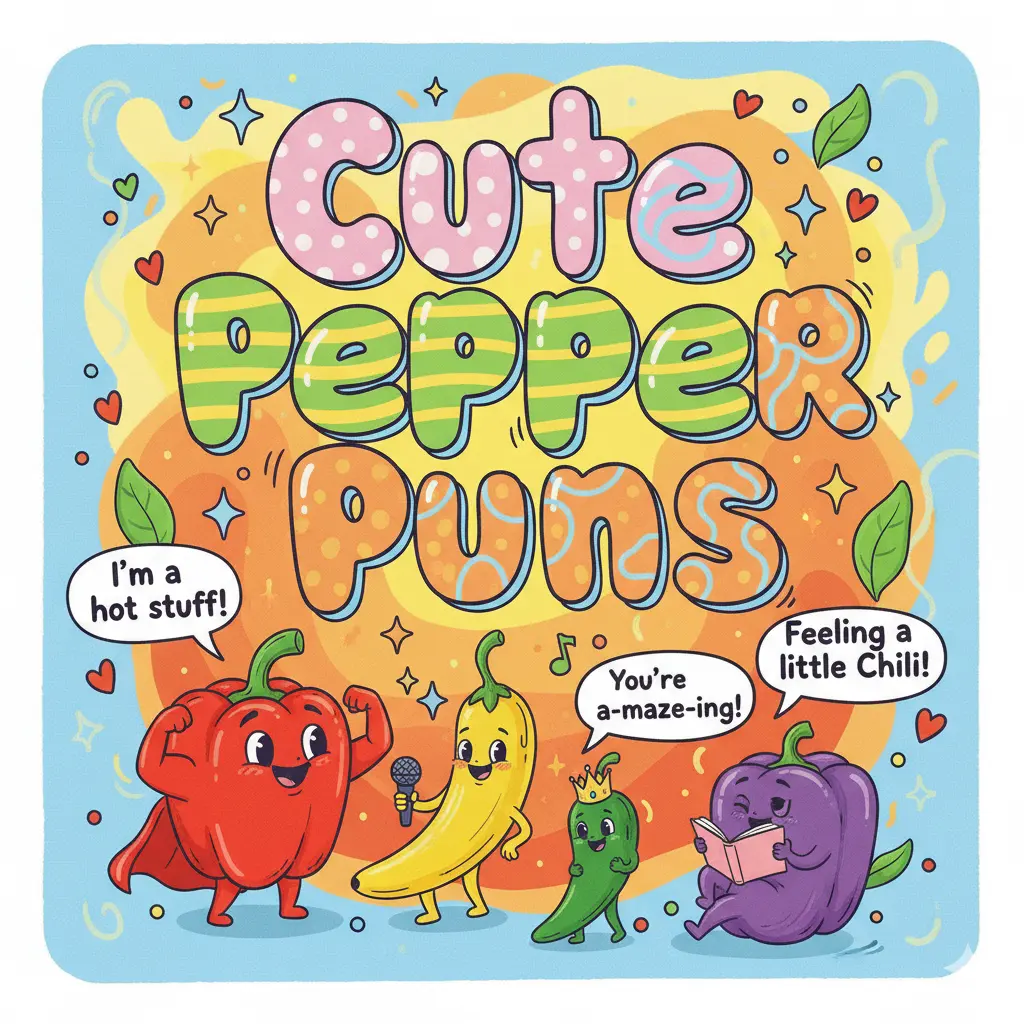 Cute Pepper Puns