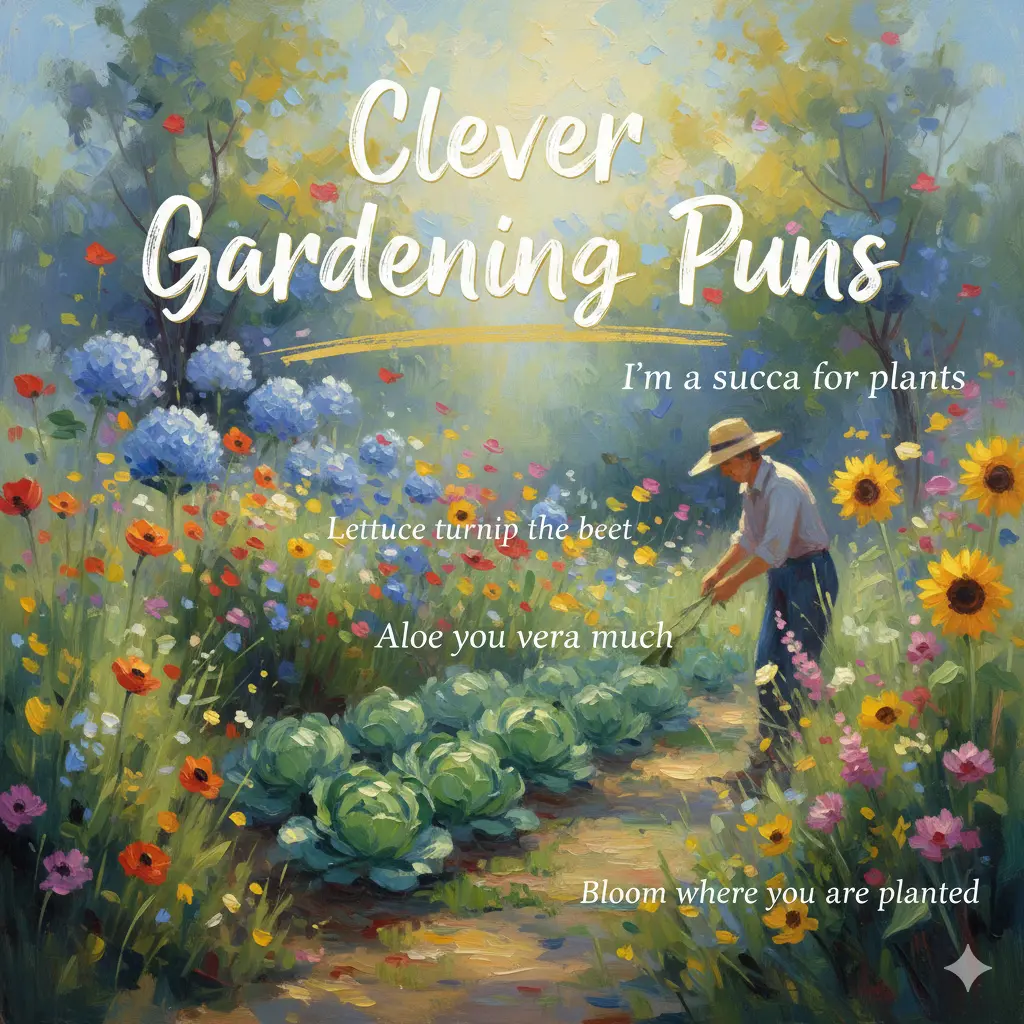Clever Gardening Puns