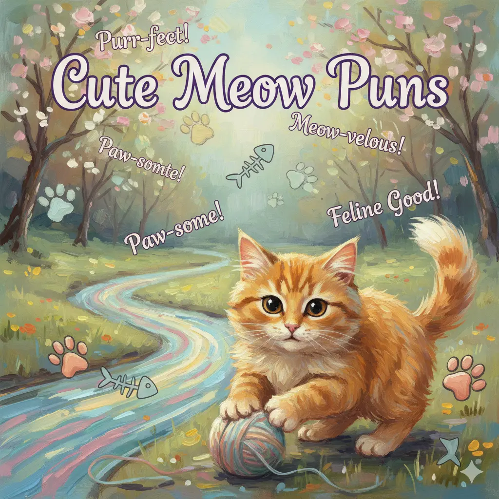 Cute Meow Puns