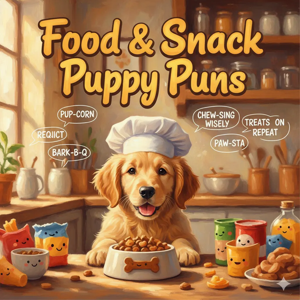 Food & Snack Puppy Puns