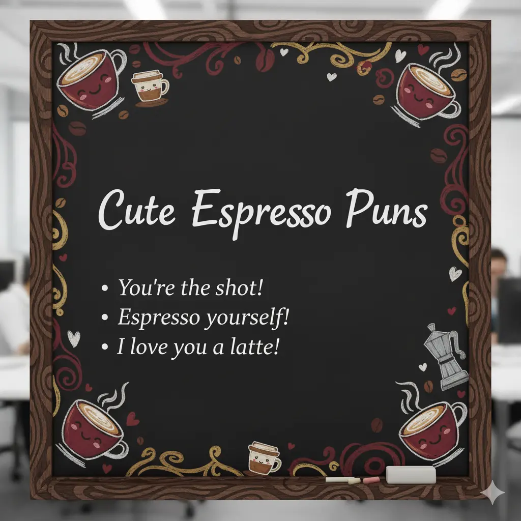 Cute Espresso Puns