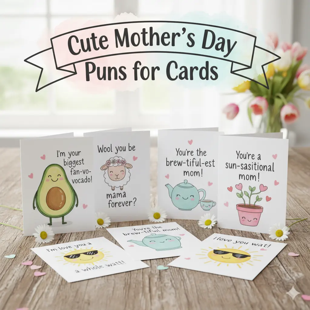 Cute Mother’s Day Puns for Cards