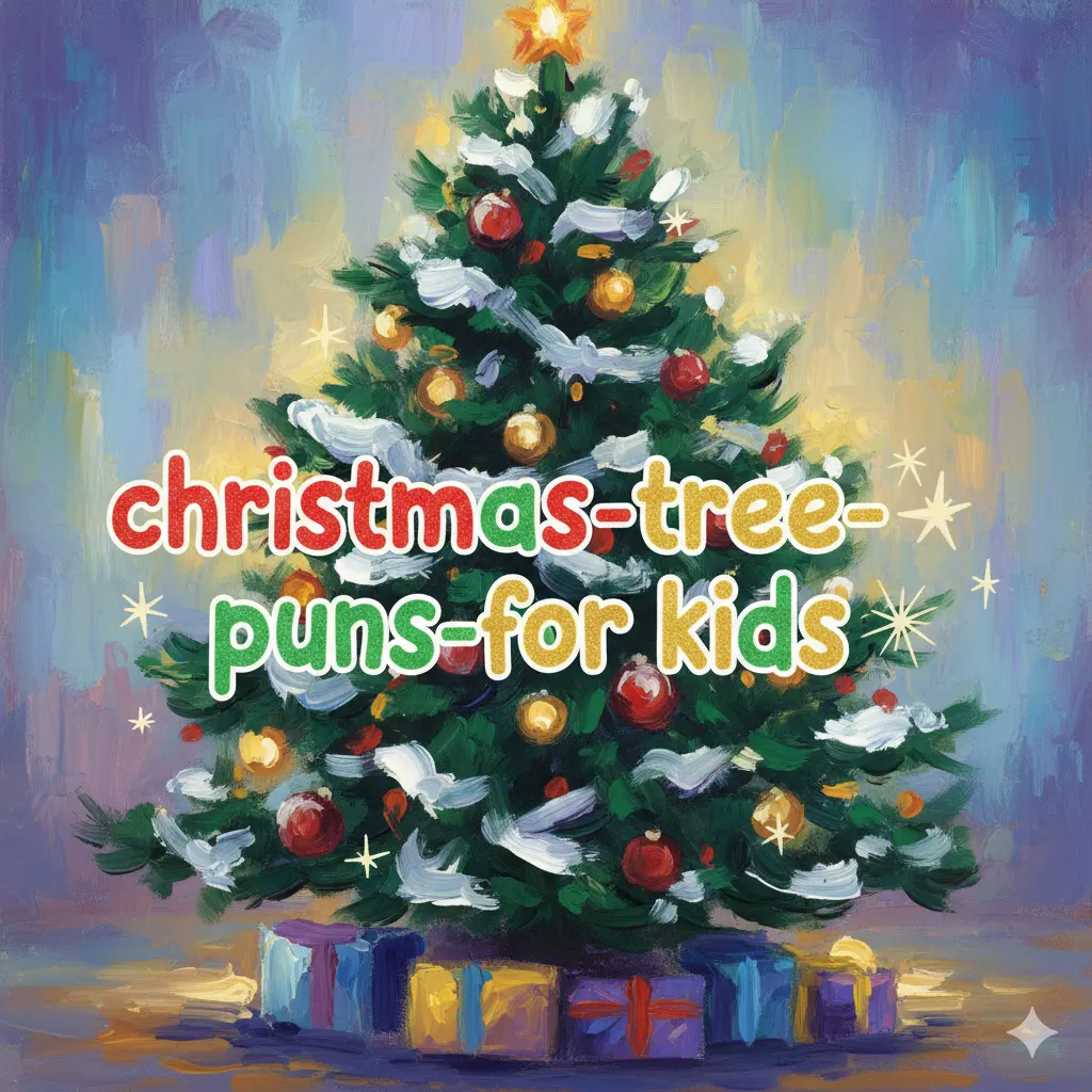 Christmas Tree Puns for Kids